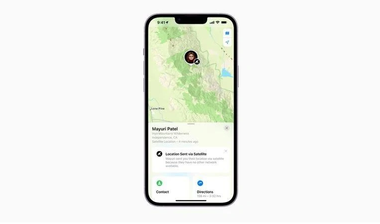 安阳苹果14维修分享iPhone14系列中 FindMy功能通过卫星分享位置方法教程 